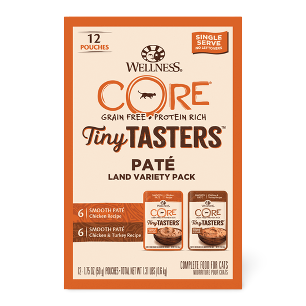 Core Tiny Tasters Poultry Pate Variety Pack Wet Cat Food 1 Core Tiny Tasters Poultry Pate Variety Pack Wet Cat Food