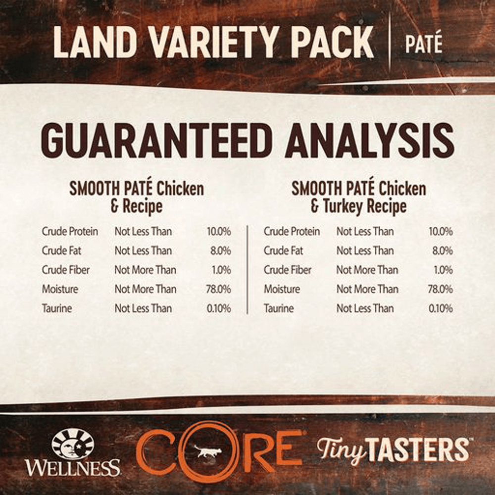 Core Tiny Tasters Poultry Pate Variety Pack Wet Cat Food 10 Core Tiny Tasters Poultry Pate Variety Pack Wet Cat Food