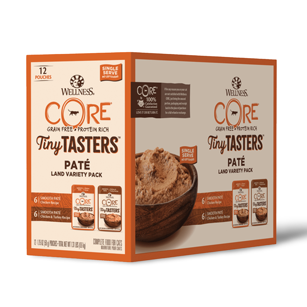 Core Tiny Tasters Poultry Pate Variety Pack Wet Cat Food 2 Core Tiny Tasters Poultry Pate Variety Pack Wet Cat Food