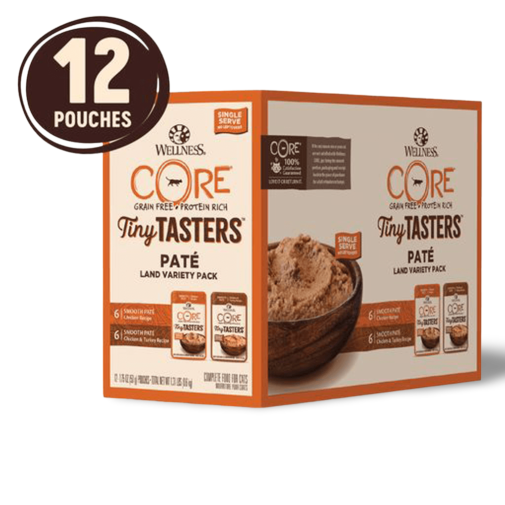 Core Tiny Tasters Poultry Pate Variety Pack Wet Cat Food 3 Core Tiny Tasters Poultry Pate Variety Pack Wet Cat Food