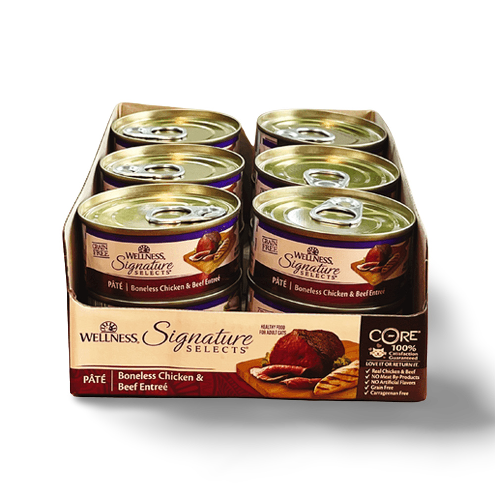 Signature Selects Pate Boneless Chicken And Beef Entree Wet Cat Food 12 Signature Selects Pate Boneless Chicken And Beef Entree Wet Cat Food