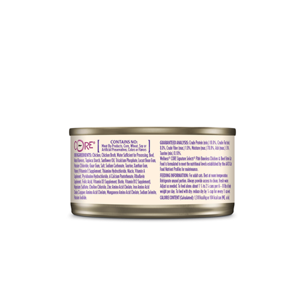 Signature Selects Pate Boneless Chicken And Beef Entree Wet Cat Food 2 Signature Selects Pate Boneless Chicken And Beef Entree Wet Cat Food
