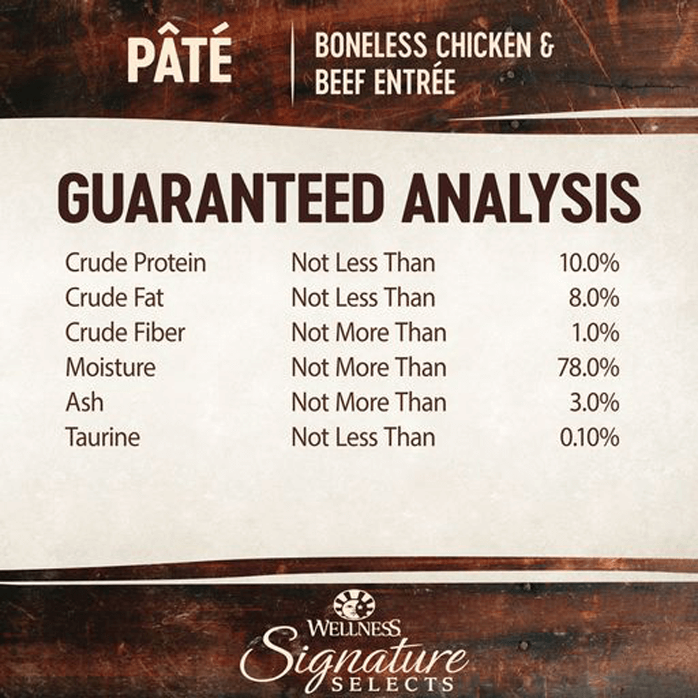 Signature Selects Pate Boneless Chicken And Beef Entree Wet Cat Food 9 Signature Selects Pate Boneless Chicken And Beef Entree Wet Cat Food