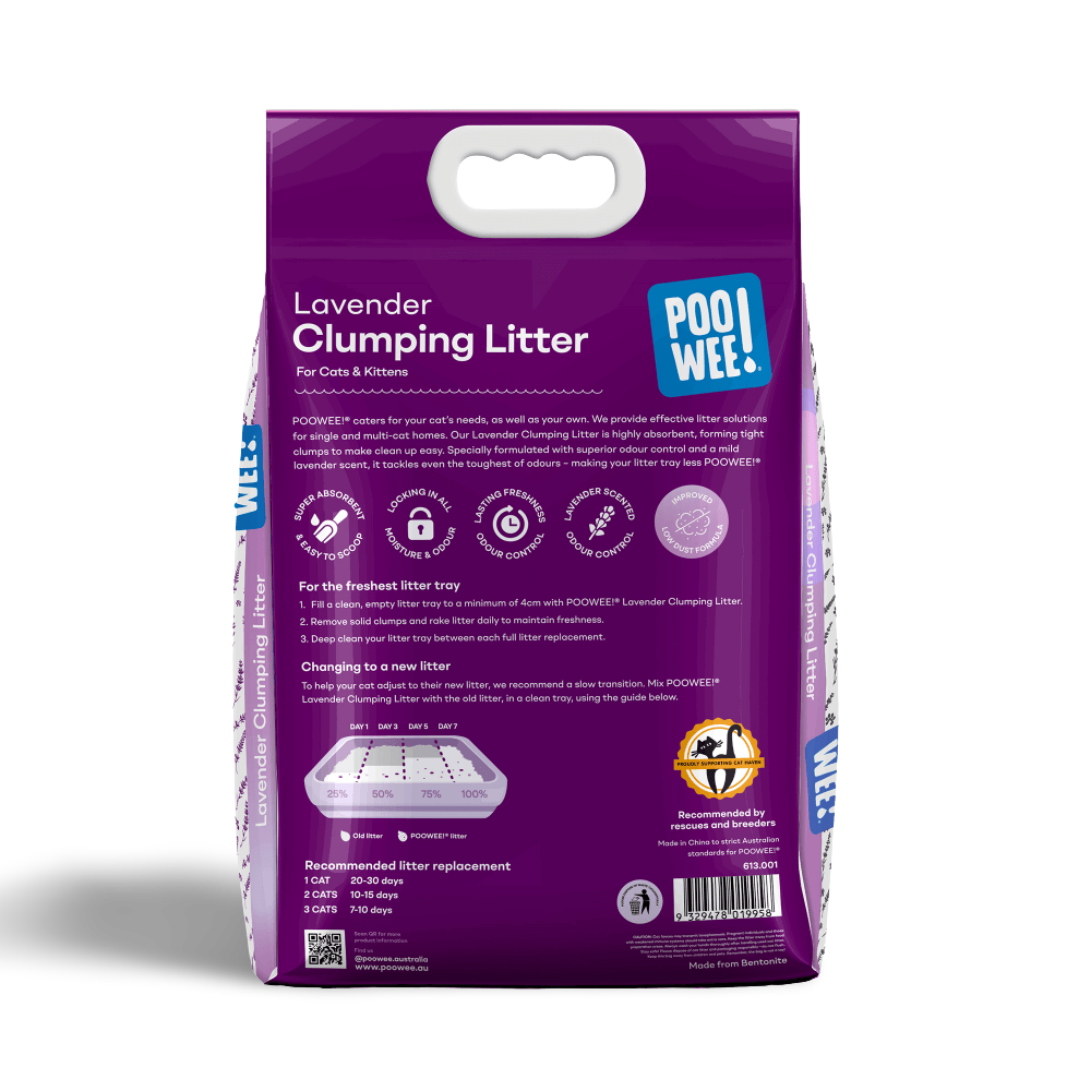 Litter Clumping Lavender 2 Litter Clumping Lavender