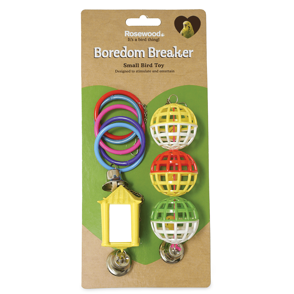 3 Piece Assorted Bird Toy