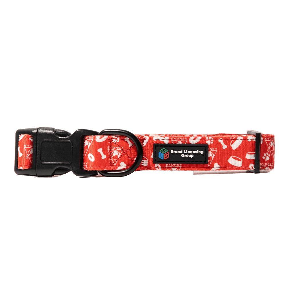 Afl Sydney Swans Dog Collar 1 Afl Sydney Swans Dog Collar