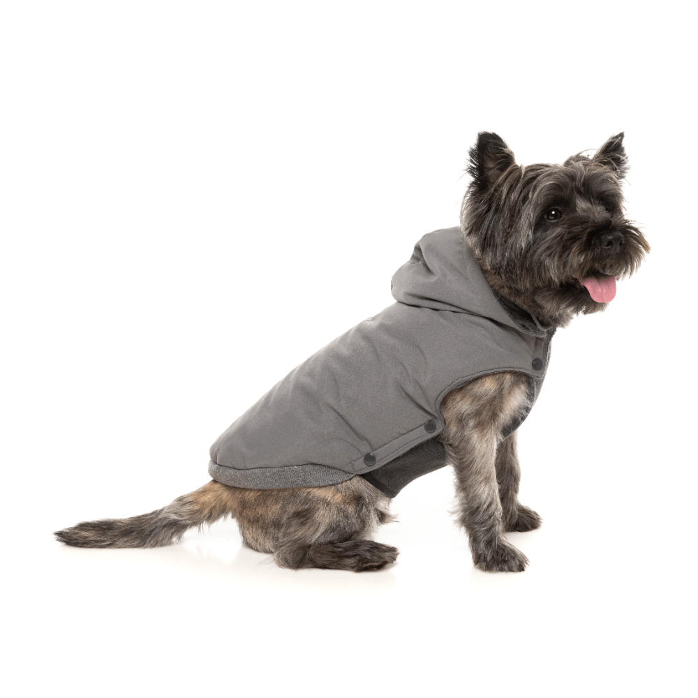Grey Essential Padded Dog Jacket 4 Grey Essential Padded Dog Jacket