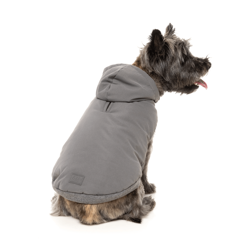 Grey Essential Padded Dog Jacket 5 Grey Essential Padded Dog Jacket