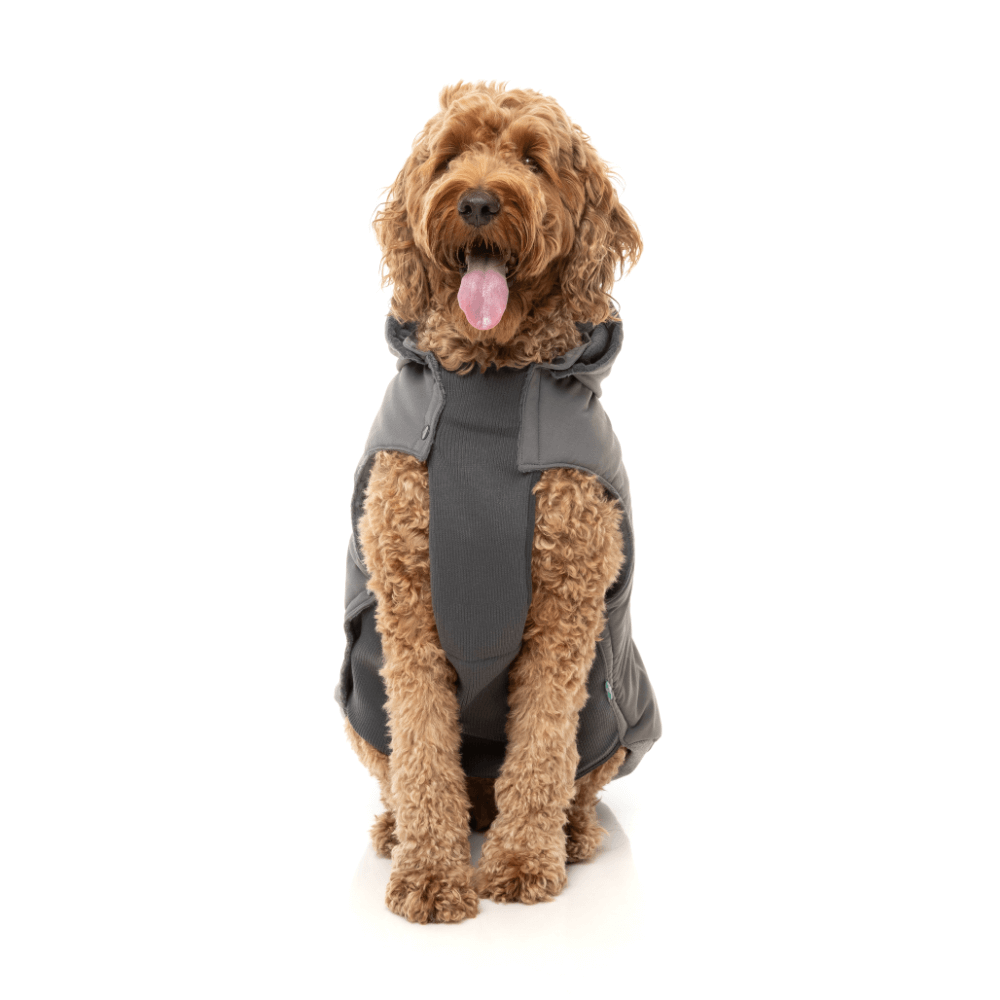 Grey Essential Padded Dog Jacket 6 Grey Essential Padded Dog Jacket