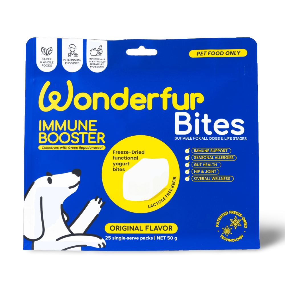 Bites Immune Booster Dog Probiotic Yogurt Freeze Dried Chews