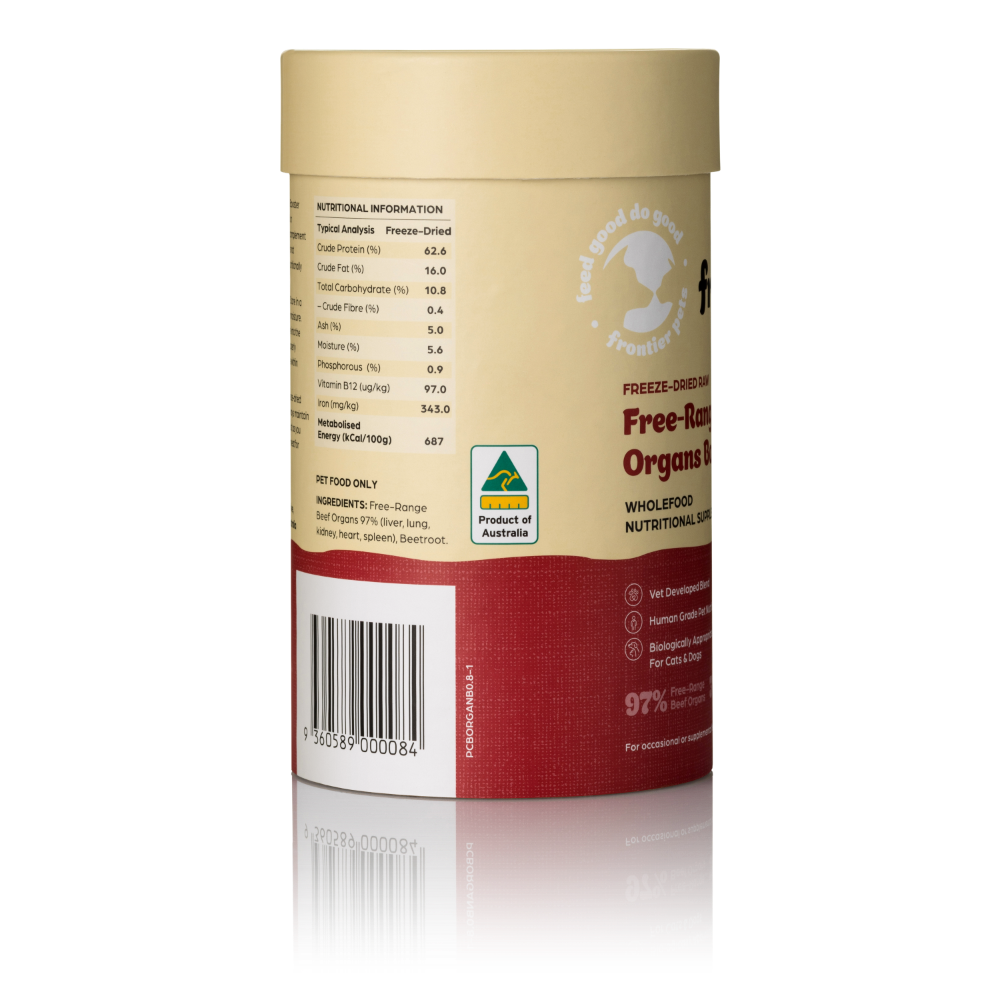 Freeze Dried Raw Beef Organs Booster For Dogs And Cats 3 Freeze Dried Raw Beef Organs Booster For Dogs And Cats