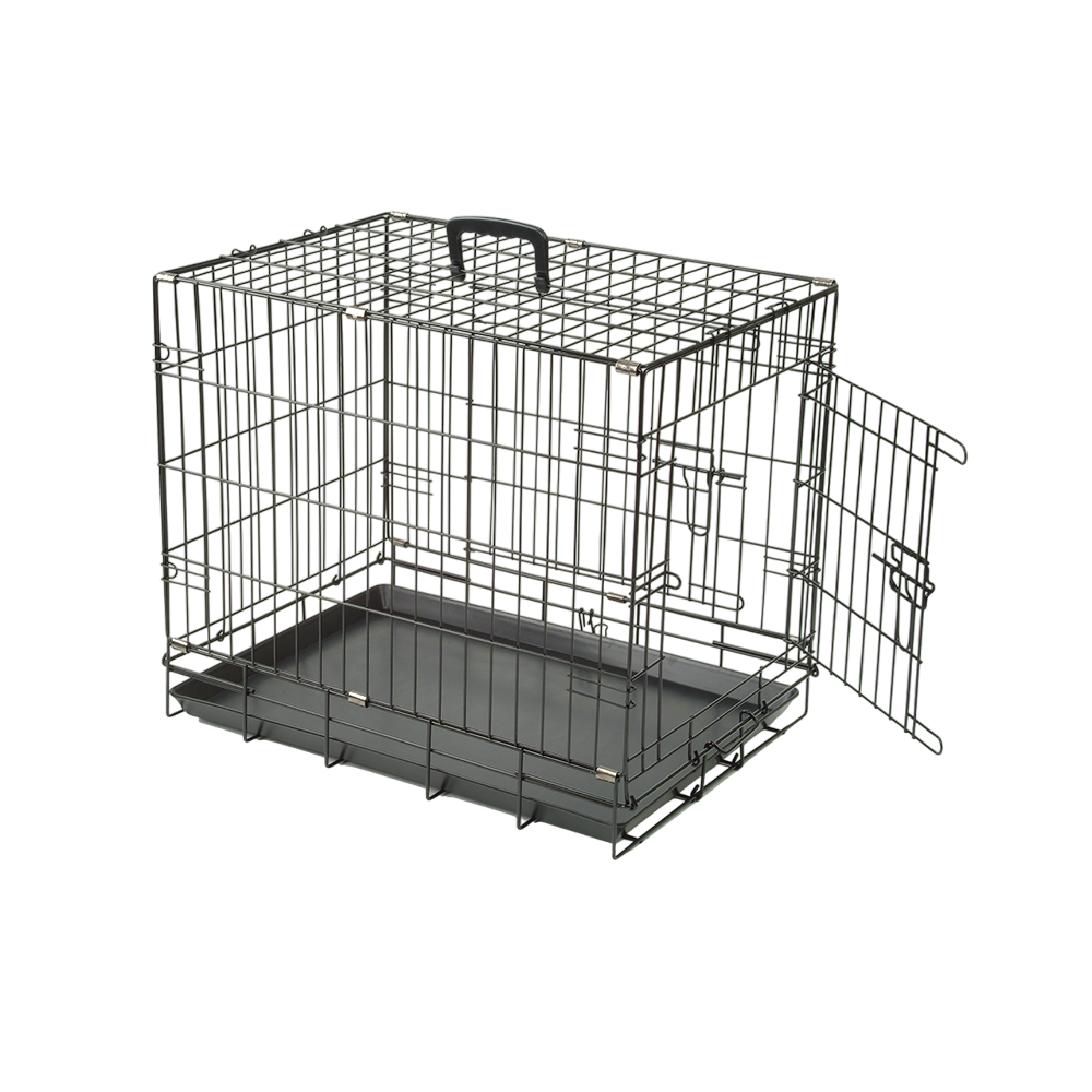 Canine Care Dog Black Foldable Training Crate 1 Canine Care Dog Black Foldable Training Crate