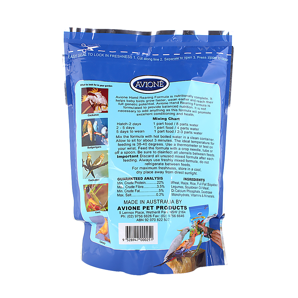 Avione Bird Food Hand Rearing 2 Avione Bird Food Hand Rearing