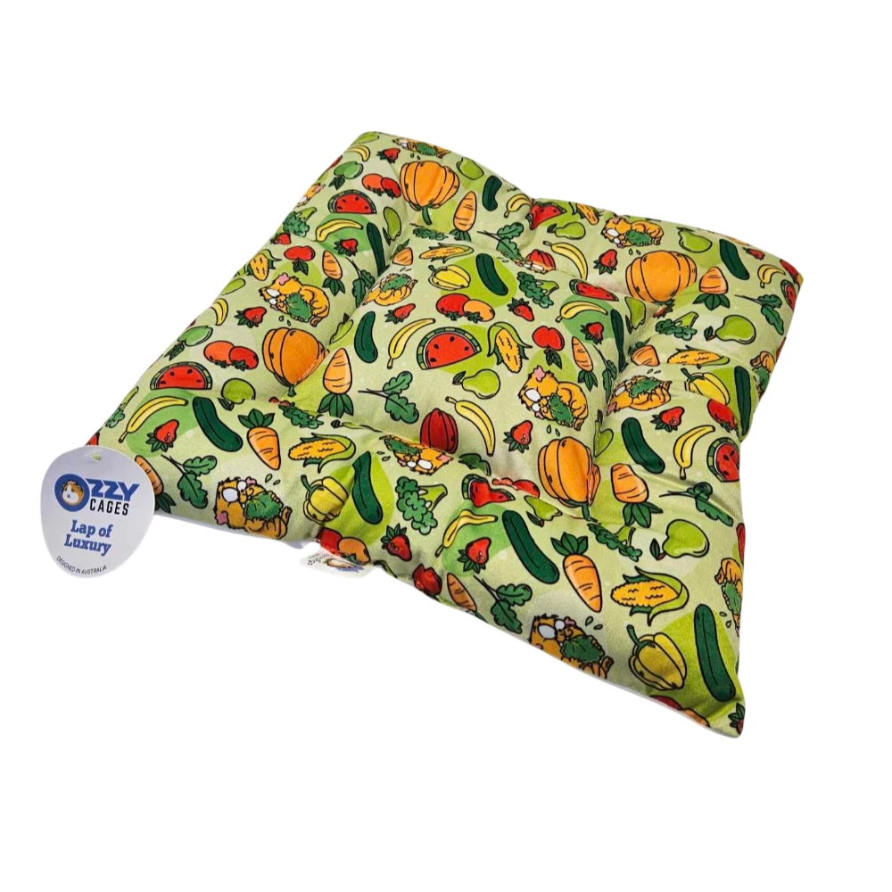 Fleece Lap Pee Pad Veggie Patch for Guinea Pigs