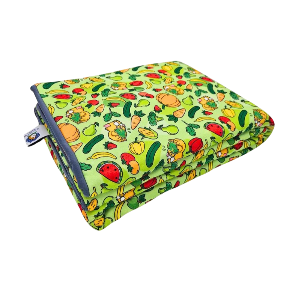 Kitchenette Fleece Cage Liner Veggie Patch for Guinea Pigs