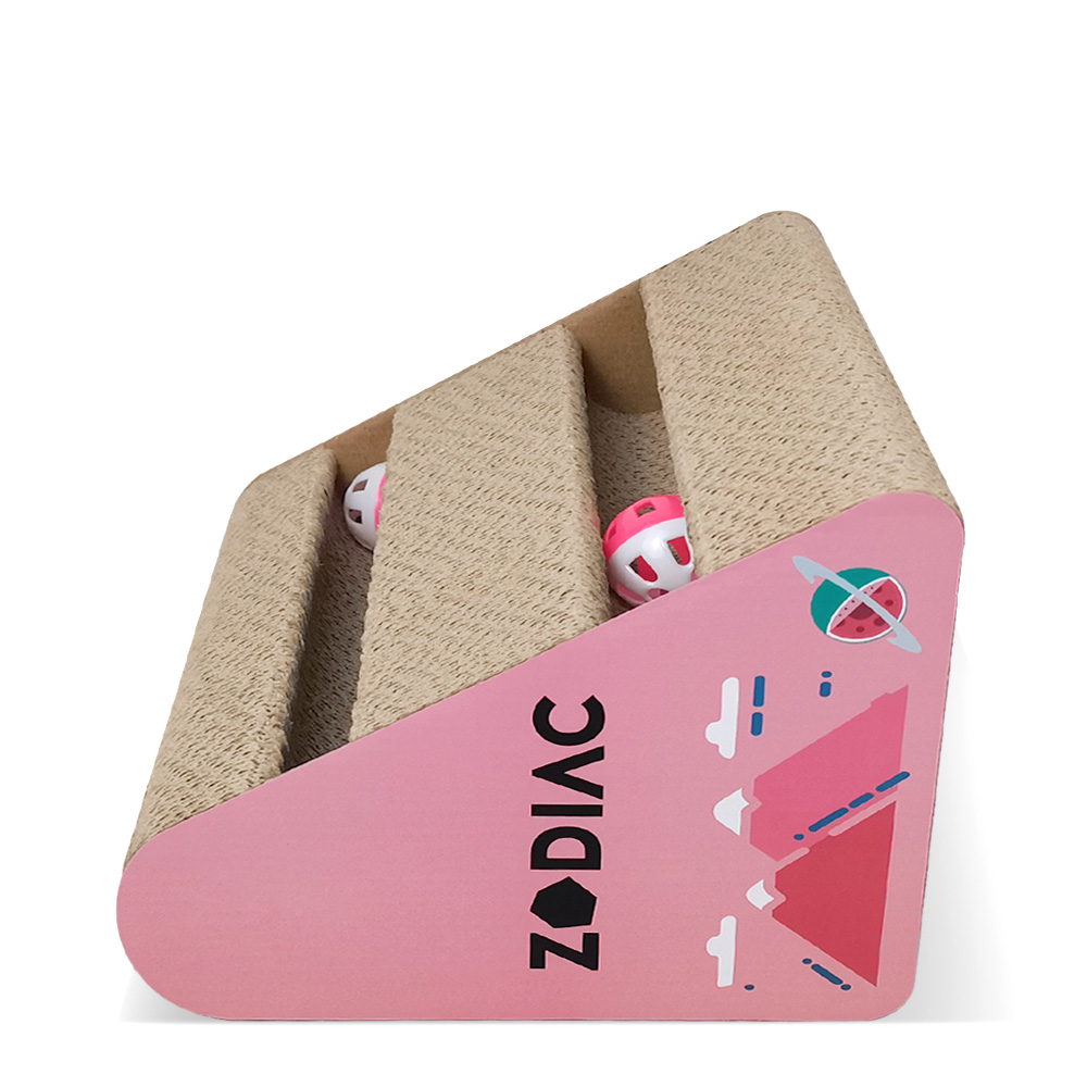 Zodiac Triangle Cat Ball Cat Scratcher Watermelon 4 Zodiac Triangle Cat Ball Cat Scratcher Watermelon