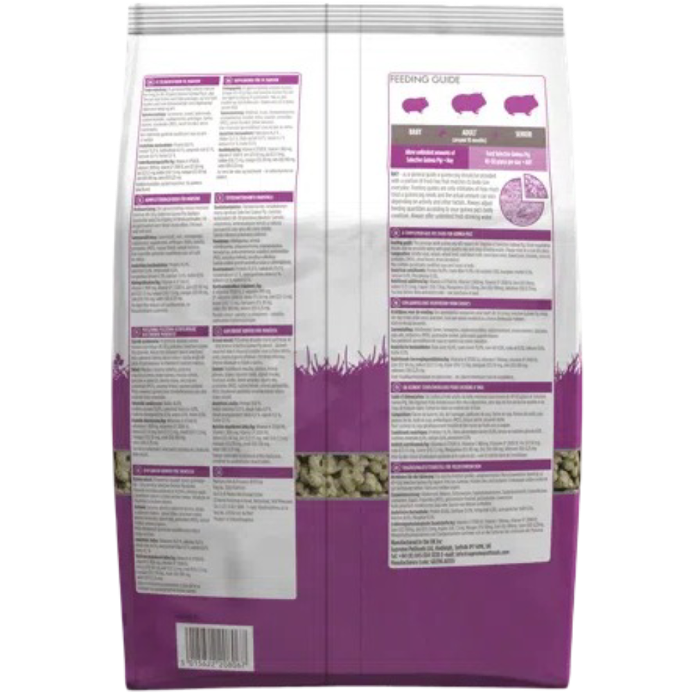 Balanced Adult Guinea Pig Pellet Food With Vitamin C 3 Balanced Adult Guinea Pig Pellet Food With Vitamin C