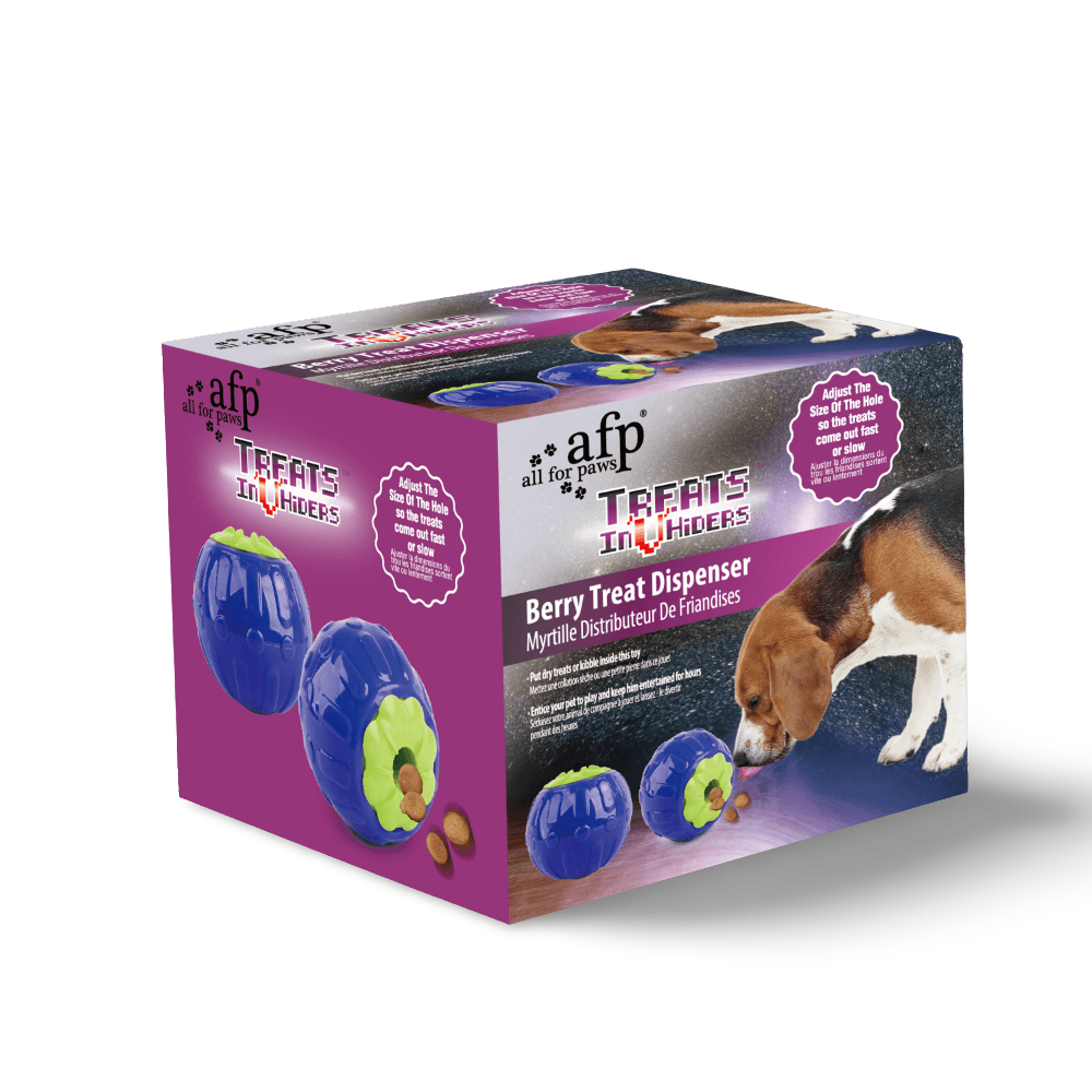 Afp Berry Treat Dispenser Dog Toy 5 Afp Berry Treat Dispenser Dog Toy